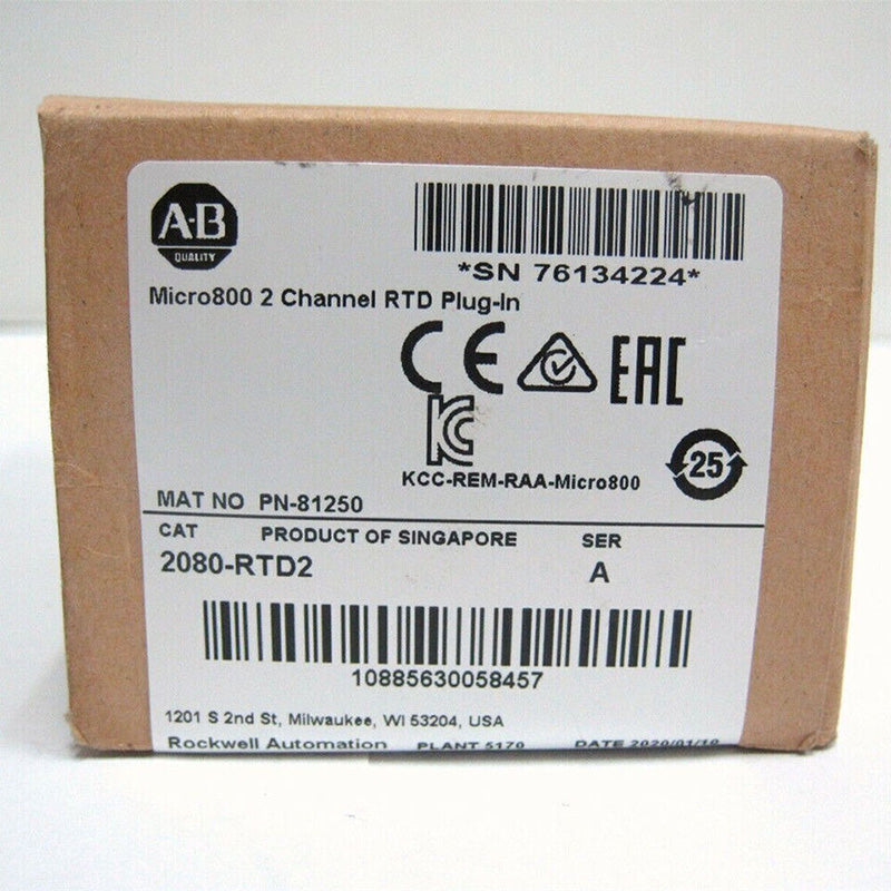 2080-RTD2 | Allen-Bradley Micro800 RTD Plug-in Module