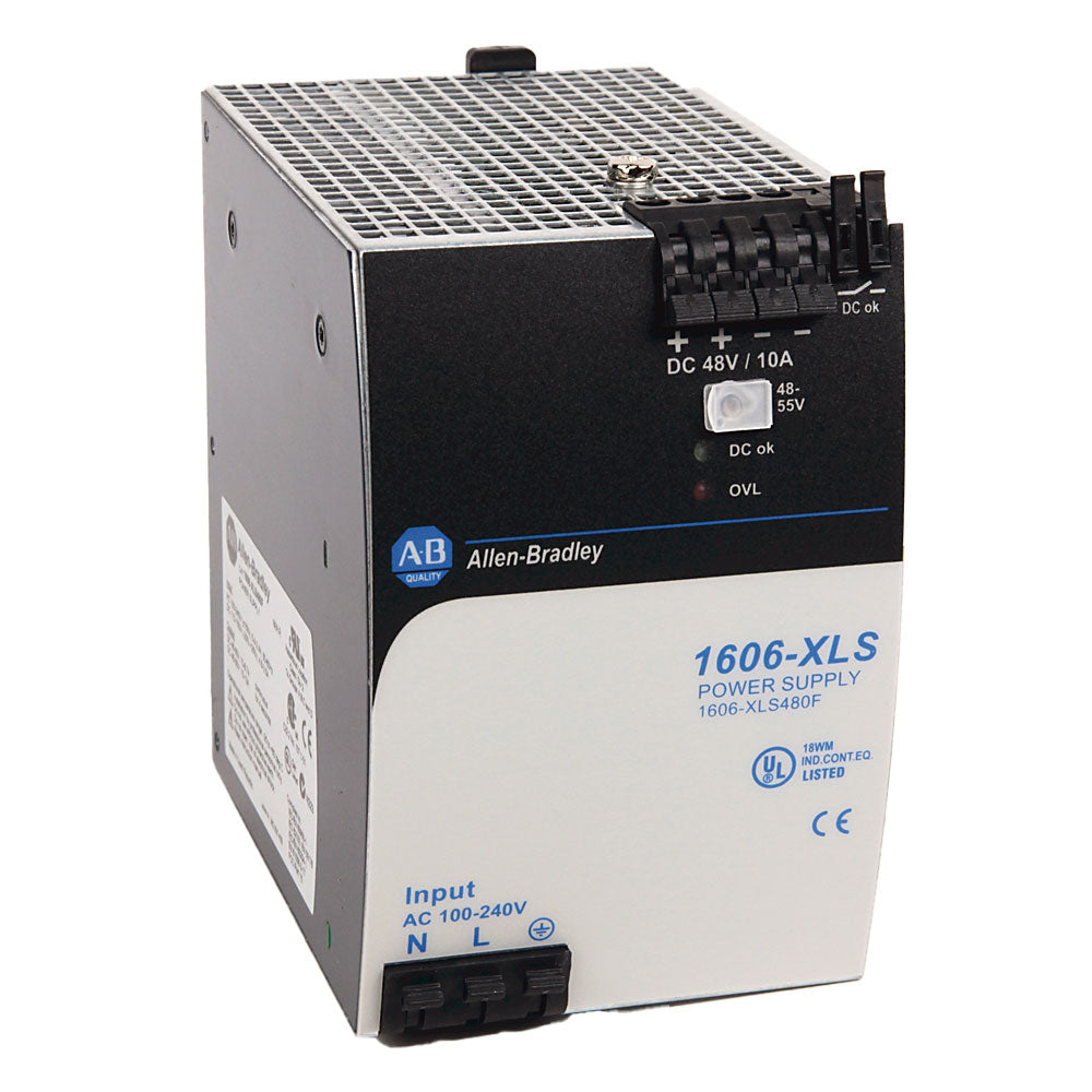 Allen Bradley 1606-XLS480F XLS Power Supply 480W 48VDC 10A