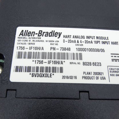 1756-IF16H | Allen-Bradley Analog Input Module