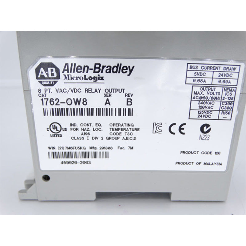 1762-OB8 | Allen-Bradley 8-Point Digital Output Module