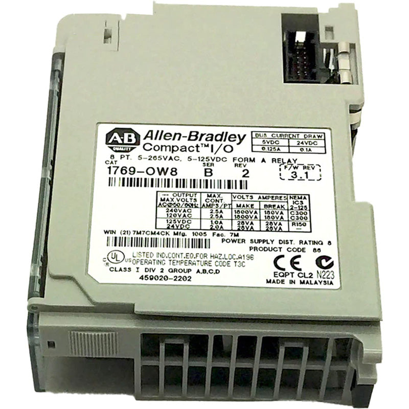Repair Allen-Bradley 1769-OW8 CompactLogix Relay Output Module | I/O Modules Repair Allen-Bradley 1769-OW8 CompactLogix Relay Output Module | I/O Modules