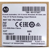 Allen Bradley 1794-IE8XT  FLEX  I/O analog module