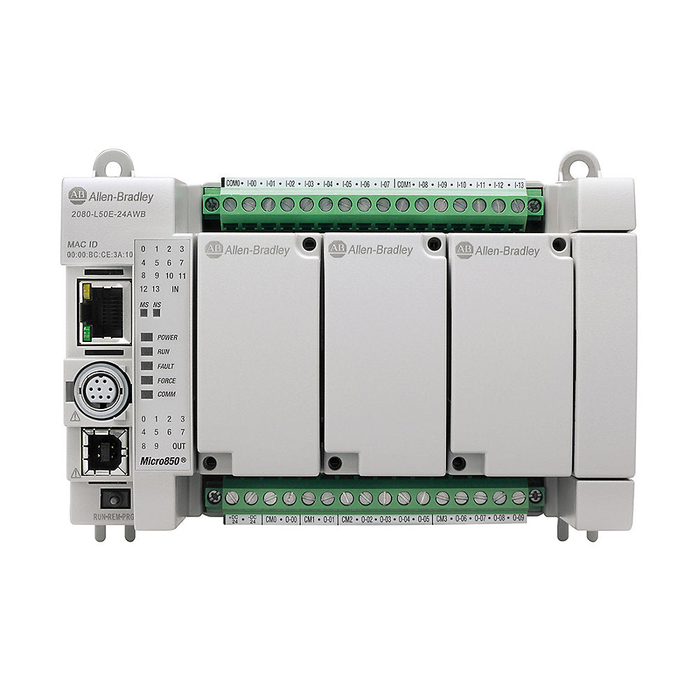 Allen Bradley 2080-L50E-24AWB Micro850 24 I/O EtherNet/IP Controller