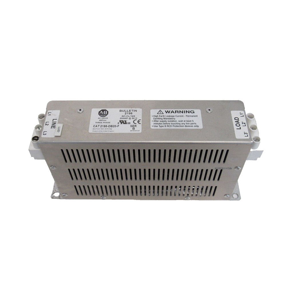 Allen Bradley 2198-DB20-F  Kinetix 5500 EMC Line Filter / RFI Filter
