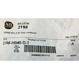 Allen Bradley 2198-H040-D-T T connector and bus bars for