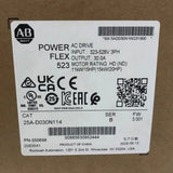 Allen Bradley 25A-D030N114 PowerFlex 523 AC Drive