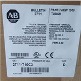 Allen Bradley 2711-T10C3 PanelView 1000 Color Terminal Touch Screen