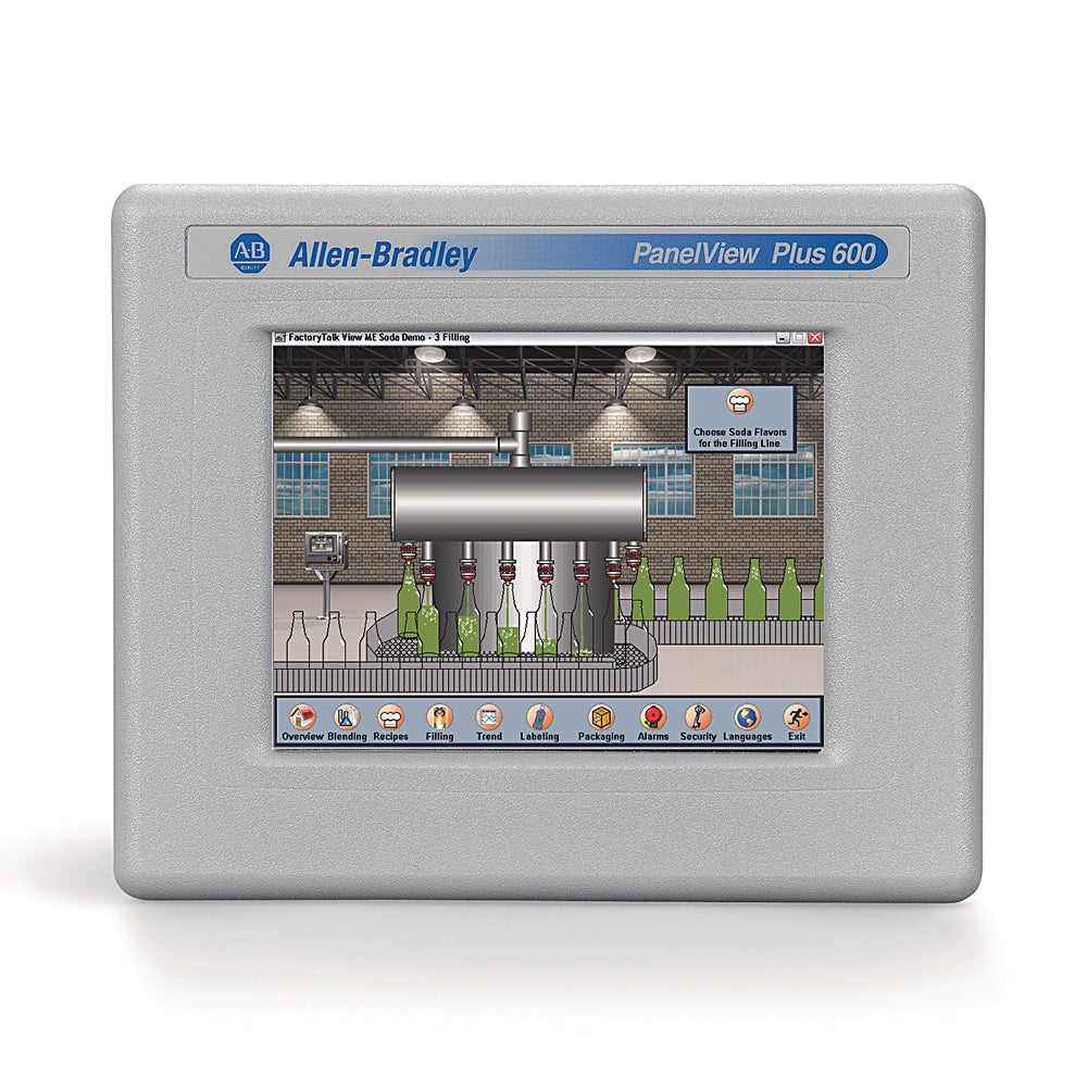 Allen Bradley 2711P-T6C5D PanelView Plus 6 Graphic Terminal
