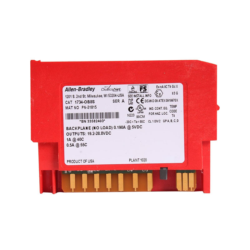 1734-OB8S | Allen-Bradley 8 Channel Safety Sourcing Output Module