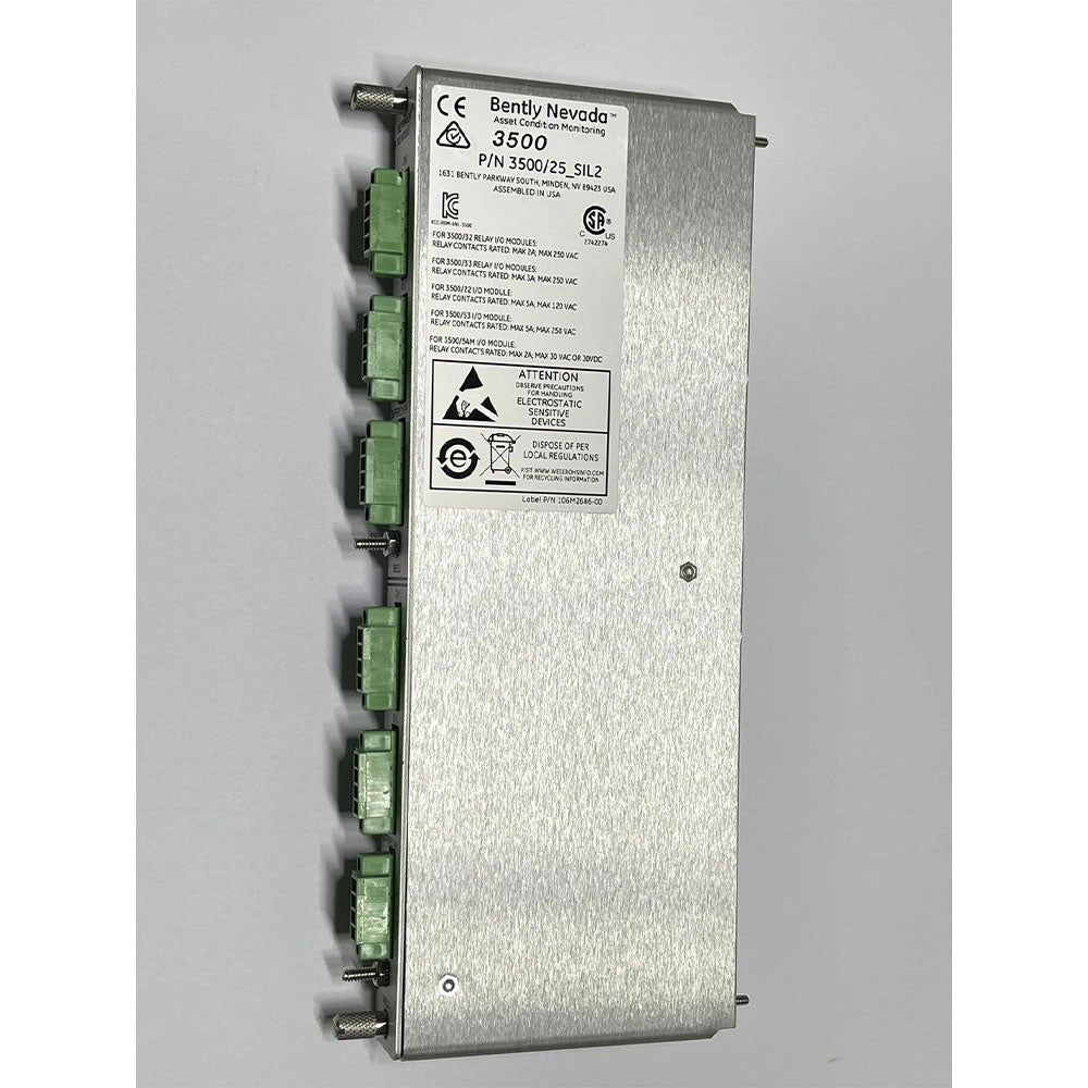 Bently Nevada 3500/25 125800-01 Keyphasor I/O Module (Internal Terminations)