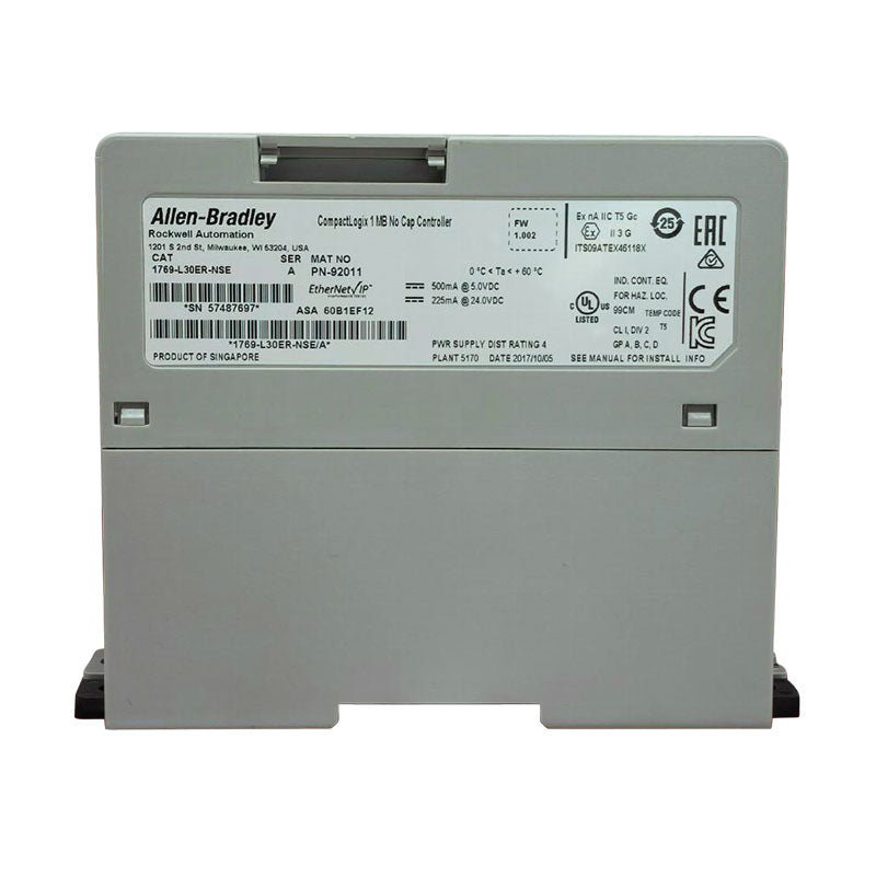 1769-L30ER-NSE | Allen-Bradley CompactLogix 1 MB No Cap Controller