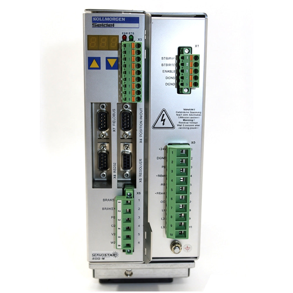 Kollmorgen SERVOSTAR 406M-C S406M-CA Servo Drive | 6 A Master Module with Supply, 1x115V-3x230V AC, ~7 kVA | CANopen, SERVOSTAR 400 Series