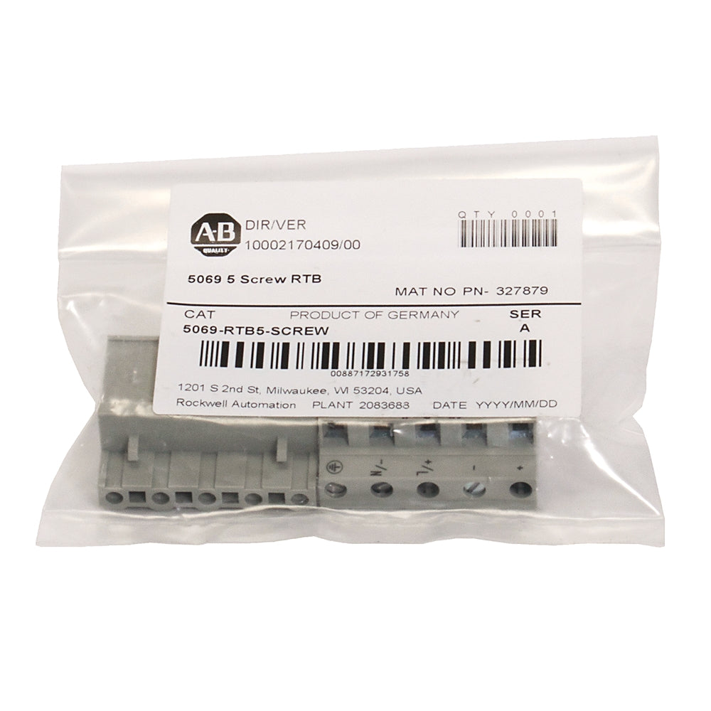 Allen Bradley 5069-RTB5-SCREW CompactLogix 5069 series removable terminal block