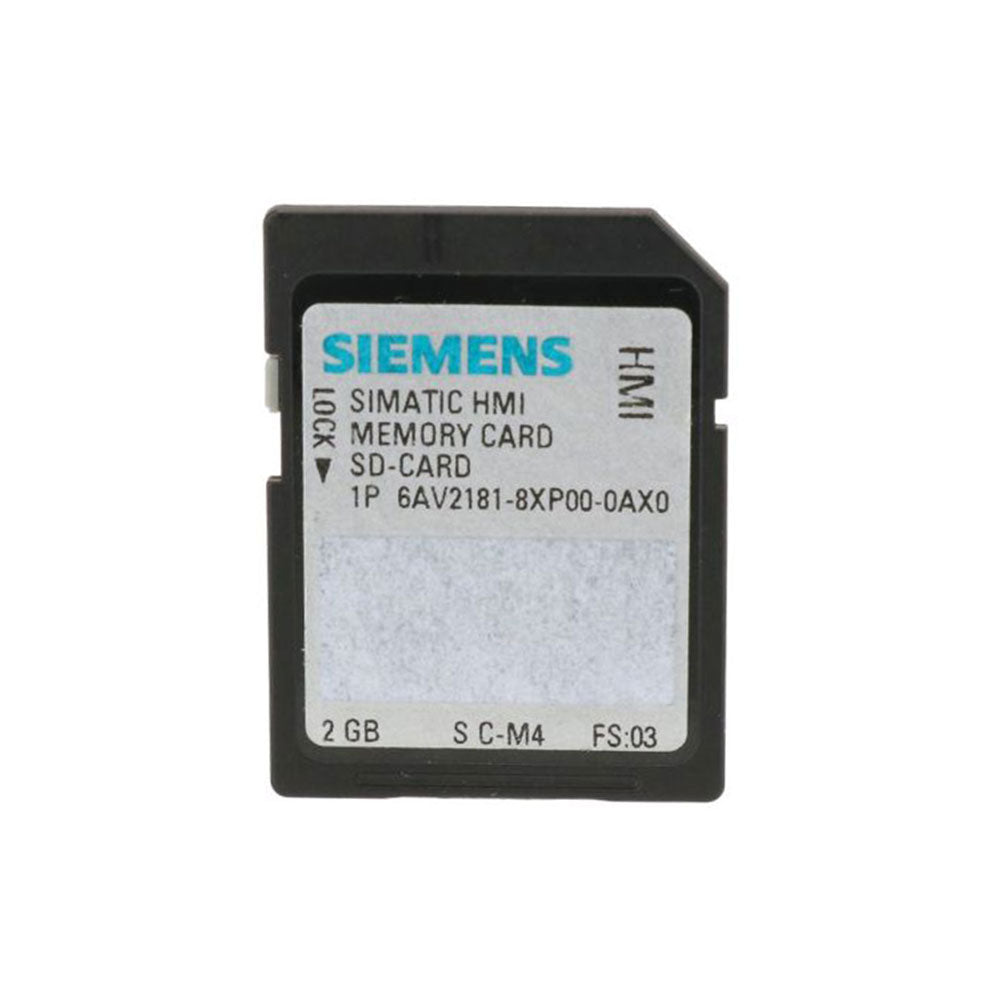 Siemens 6AV2181-8XP00-0AX0 SD Memory Card 2 GB