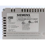 Siemens 6AV6640-0CA11-0AX1 SIMATIC HMI Touch Panel