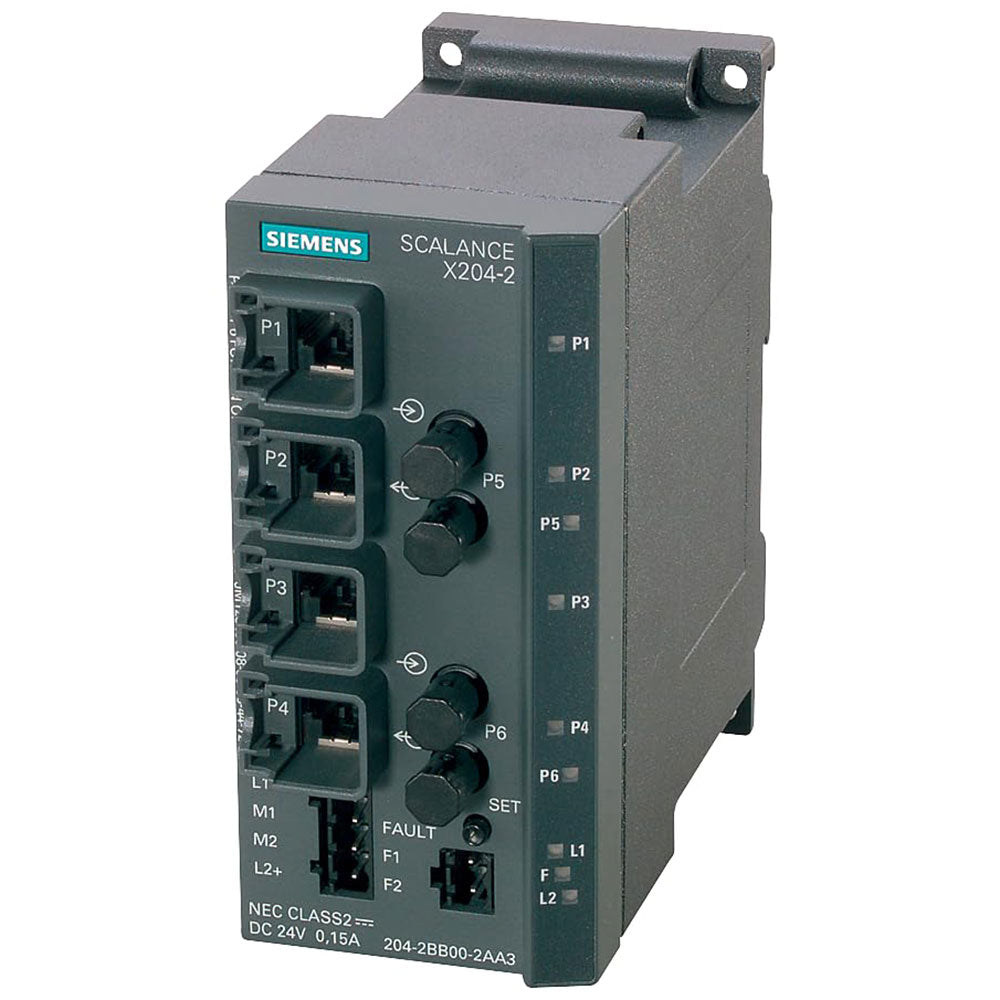 Siemens 6GK5204-2BB10-2AA3 SCALANCE X204-2, Managed IE Switch