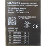 Siemens 6SL3120-1TE31-3AA3 SINAMICS S120 Single Motor Module