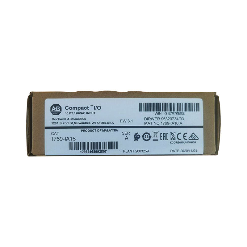 1769-IA16 Allen-Bradley | CompactLogix 16 Pt 120VAC D/I Module