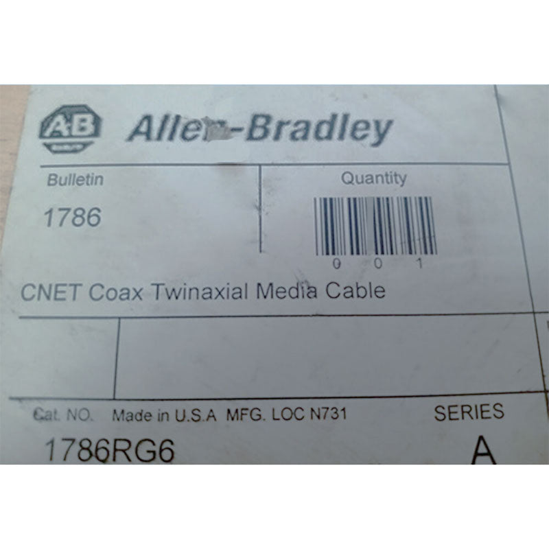 1786-RG6F Allen-Bradley | ControlNet Coax 1000 Ft High Flex Cable