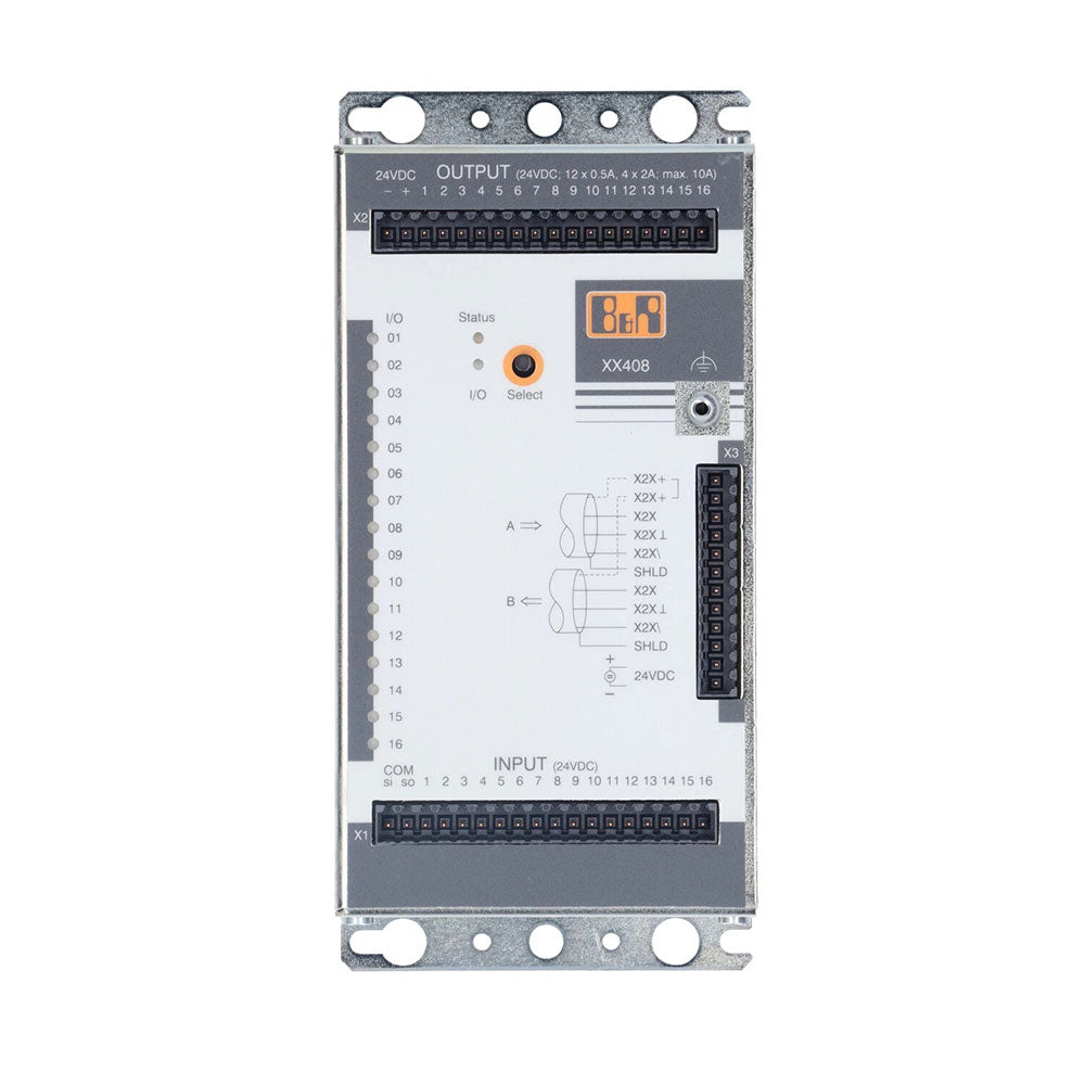 B&R 7XX408.50-1 X2X Link Remote I/O Module 16 Digital Inputs 12 Digital Outputs 24V DC