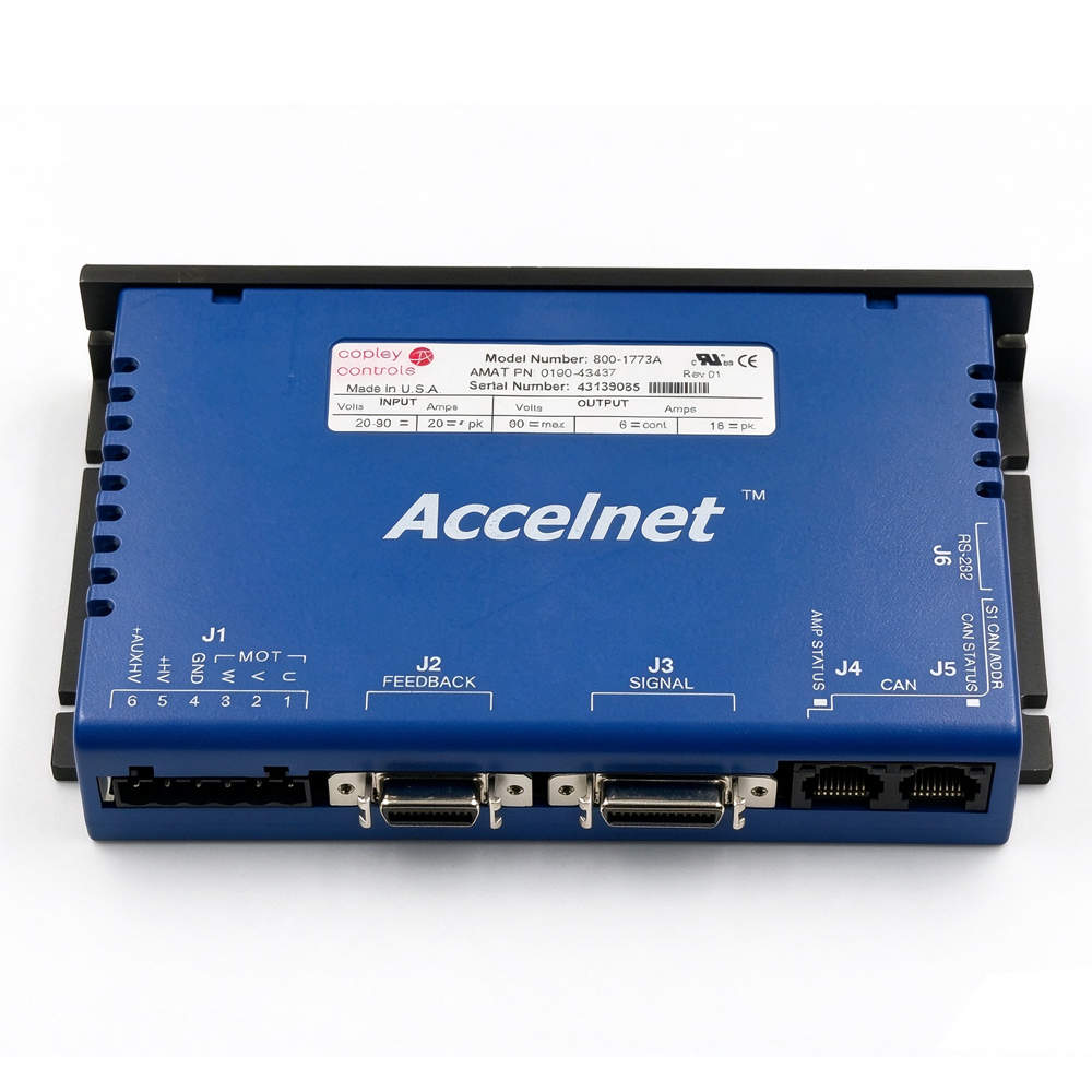 Copley Controls 800-1773A Accelnet Servo Drive, AMAT PN 0190-43437, Original