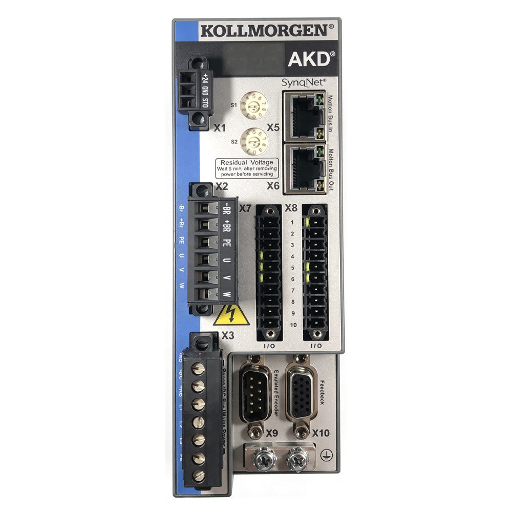 ：Kollmorgen AKD-B00606-NBSQ-0000 AKD-B Series Digital Servo Drive, Single Axis Base Servo Amplifier