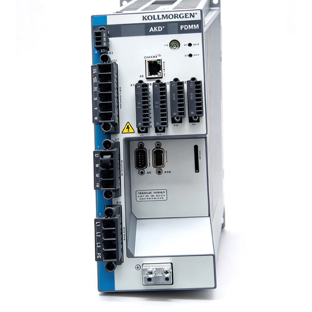Kollmorgen AKD PDMM AKD-M01207-MCEC-I000 Servo Drive | 12 A Continuous / 30 A Peak, 240-480 VAC 3-Phase | 800 MHz Multi-Axis Controller, EtherCAT, KAS Programmable
