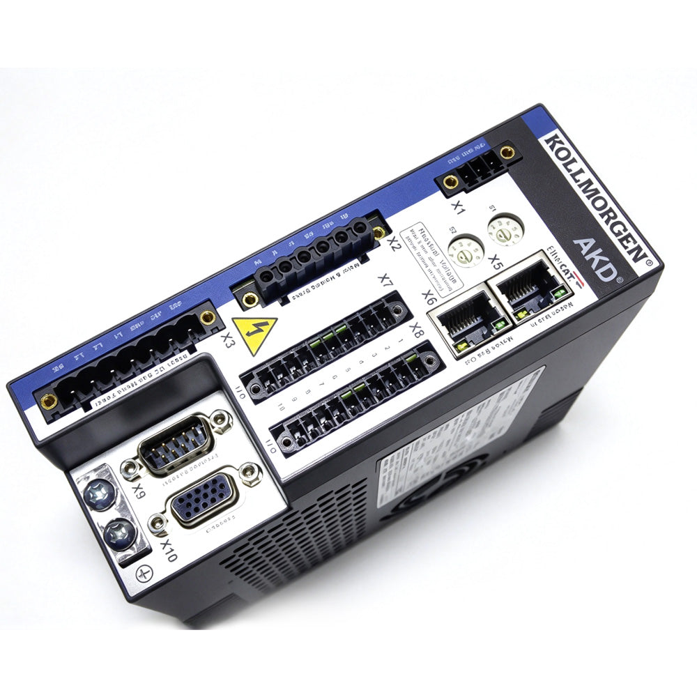 Kollmorgen AKD-P00306-NCEC-0091 AKD-P Position Indexer Servo Drive | 3 A Continuous, 120/240 VAC, EtherCAT | STO SIL2/PLd, WorkBench Tuning