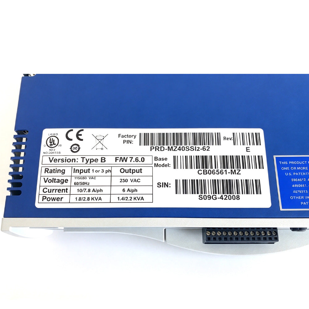 Kollmorgen ServoStar CD CB06561-MZ (PRD-MZ40SSIz-62) Digital Servo Drive | 6 A Continuous, Compact Amplifier | STO, EtherCAT/CANopen, Regenerative Braking