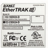 Red Lion EtherTRAK-2 E2-32DO24-D Remote I/O Module | 32 Digital Outputs (24 VDC, 0.5 A/Ch), Dual Ethernet, Modbus TCP/RTU, DIN Rail