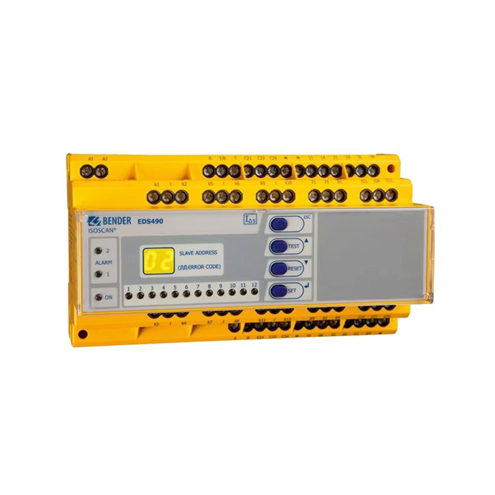 Bender EDS490-L-2 AC 70-276V DC 70-276V 42-460Hz 2-10mA Insulation Fault Locator for IT Systems