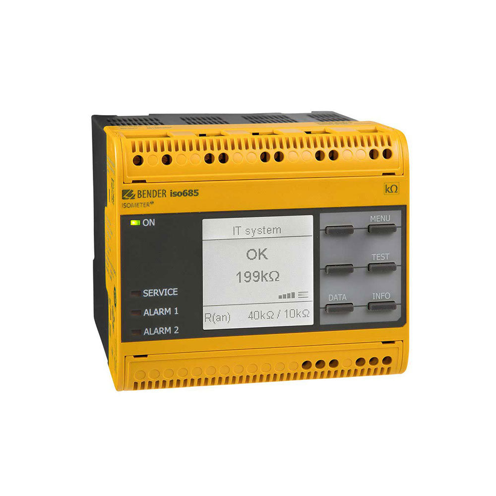 Bender ISOMETER iso685-D Insulation Monitor 0-1000V DC 0-690V AC Graphic Display for IT Systems