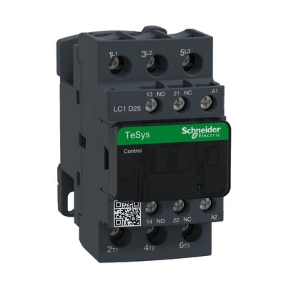 Schneider LC1D25M7 Contactor | 25A 3 Pole 220V AC Motor Starter