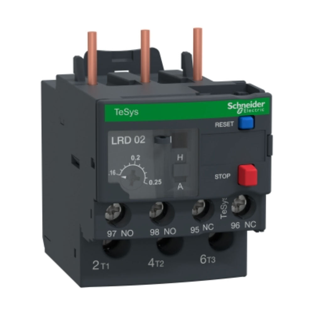 Schneider Electric LRD02 Thermal Overload Relay 0.16-0.25A
