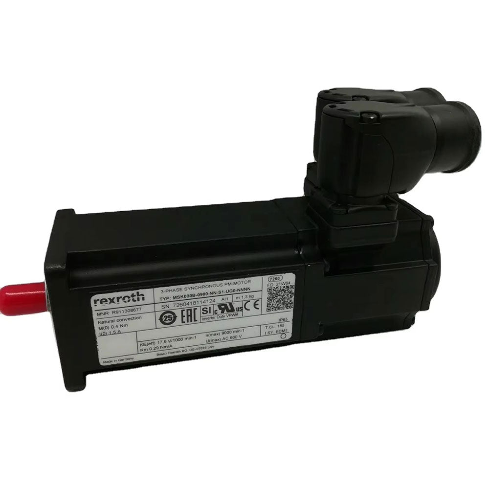 Bosch Rexroth MSK030B-0900-NN-S1-UG0-NNNN 0.4Nm 9000rpm IP65 Synchronous Servomotor