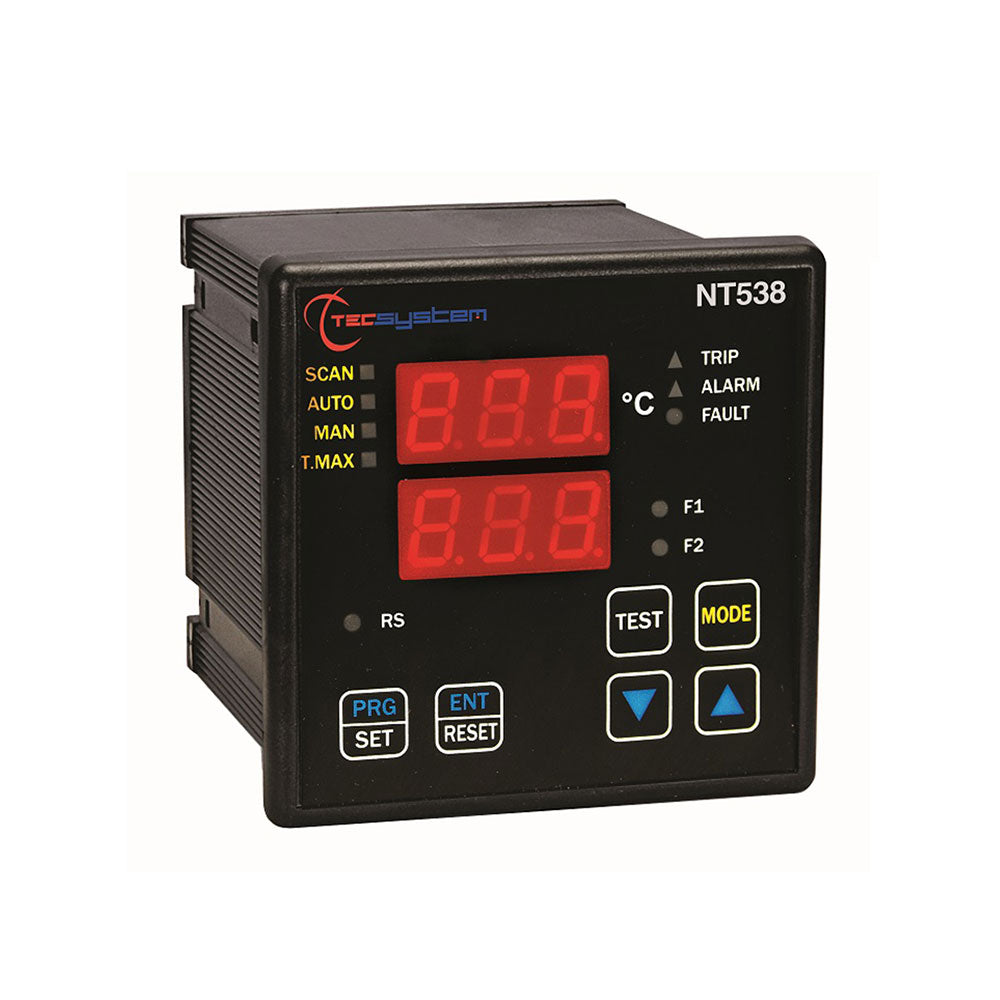TECSYSTEM NT538 8-Channel Temperature Controller 4 Relays PT100 for Transformer