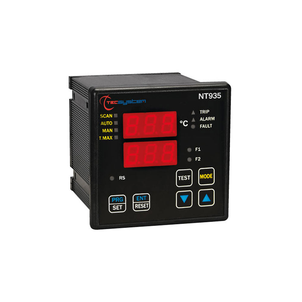 TECSYSTEM NT935 BASIC 4-Channel Temperature Controller 4 Relays PT100 for Dry Type Transformer