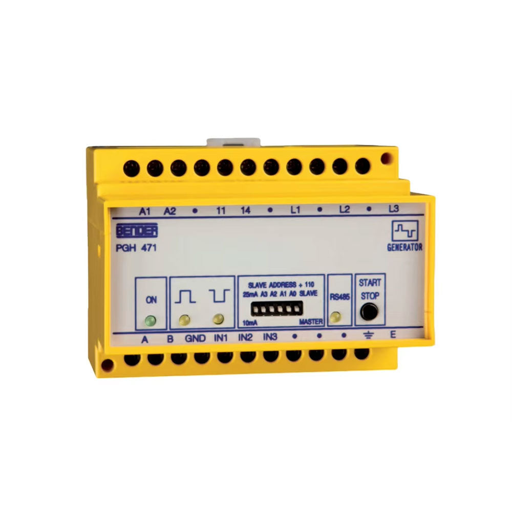 Bender PGH471-23 DC 77-286V 25-10mA Locating Current Injector for IT Systems