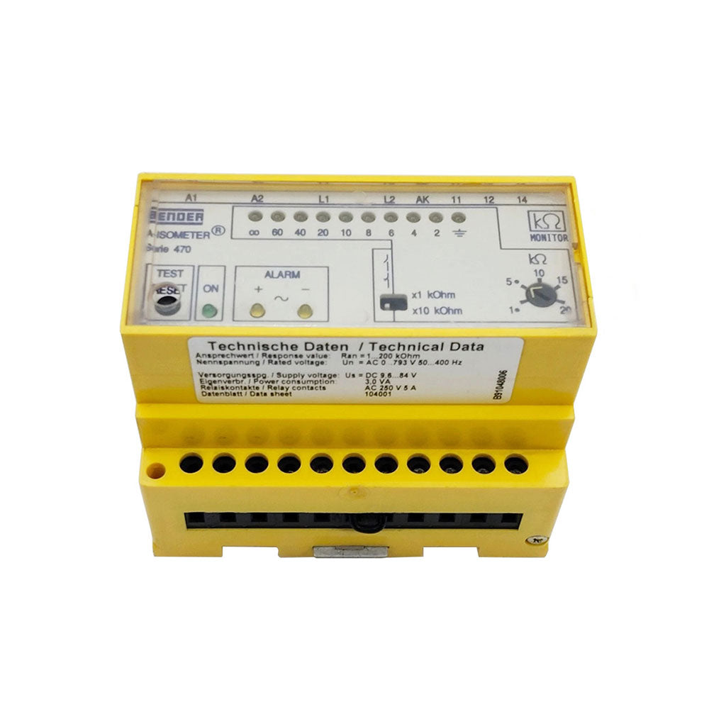 Bender IR470LY-4021 793V Insulation Monitor for AC IT Systems