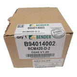 Bender RCM420-D-2 10mA 10A 42 2000Hz Residual Current Monitor for AC Systems
