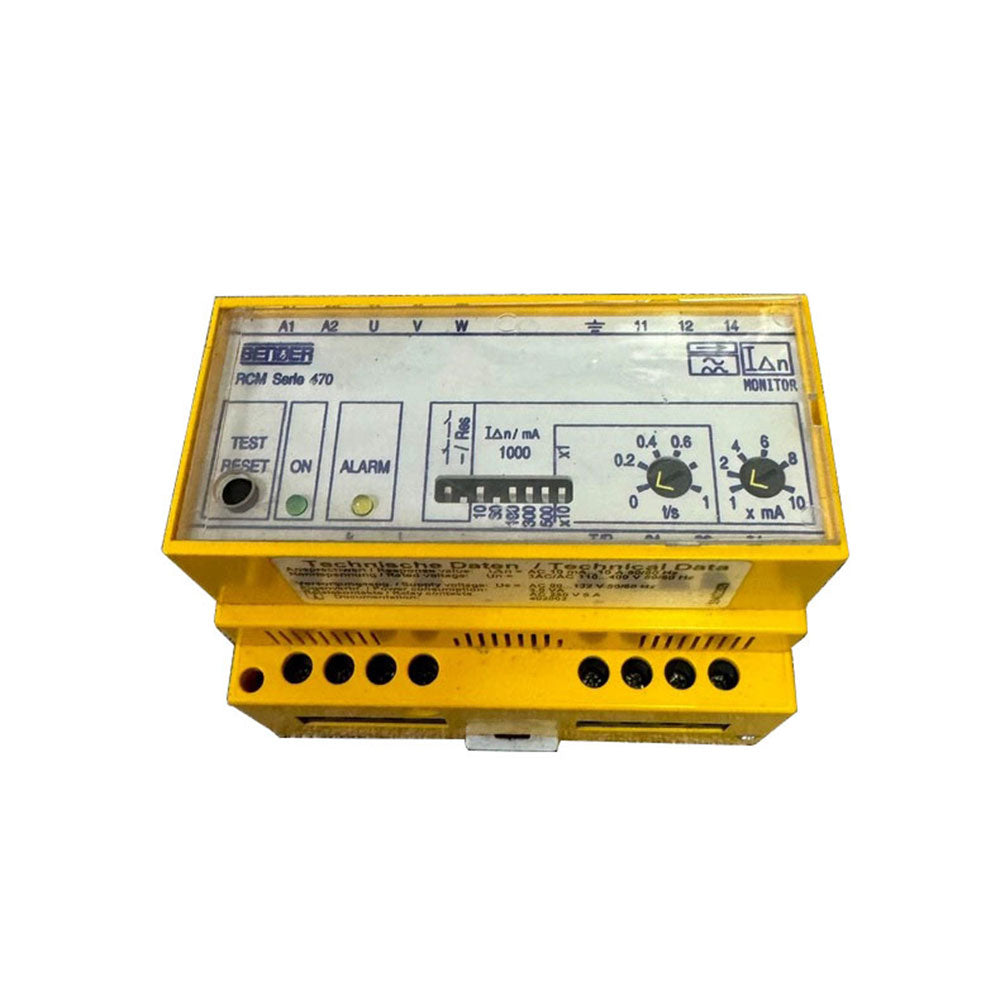 Bender RCM470DY-13 AC 90-132V 50-60Hz 10mA-10A Residual Current Monitor for IT Systems