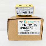 Bender RCM470LY-11 Type A 10mA-10A Residual Current Monitor for TN TT Systems