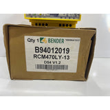Bender RCM470LY-13 90-132V 10mA-10A Residual Current Monitor for TN TT Systems