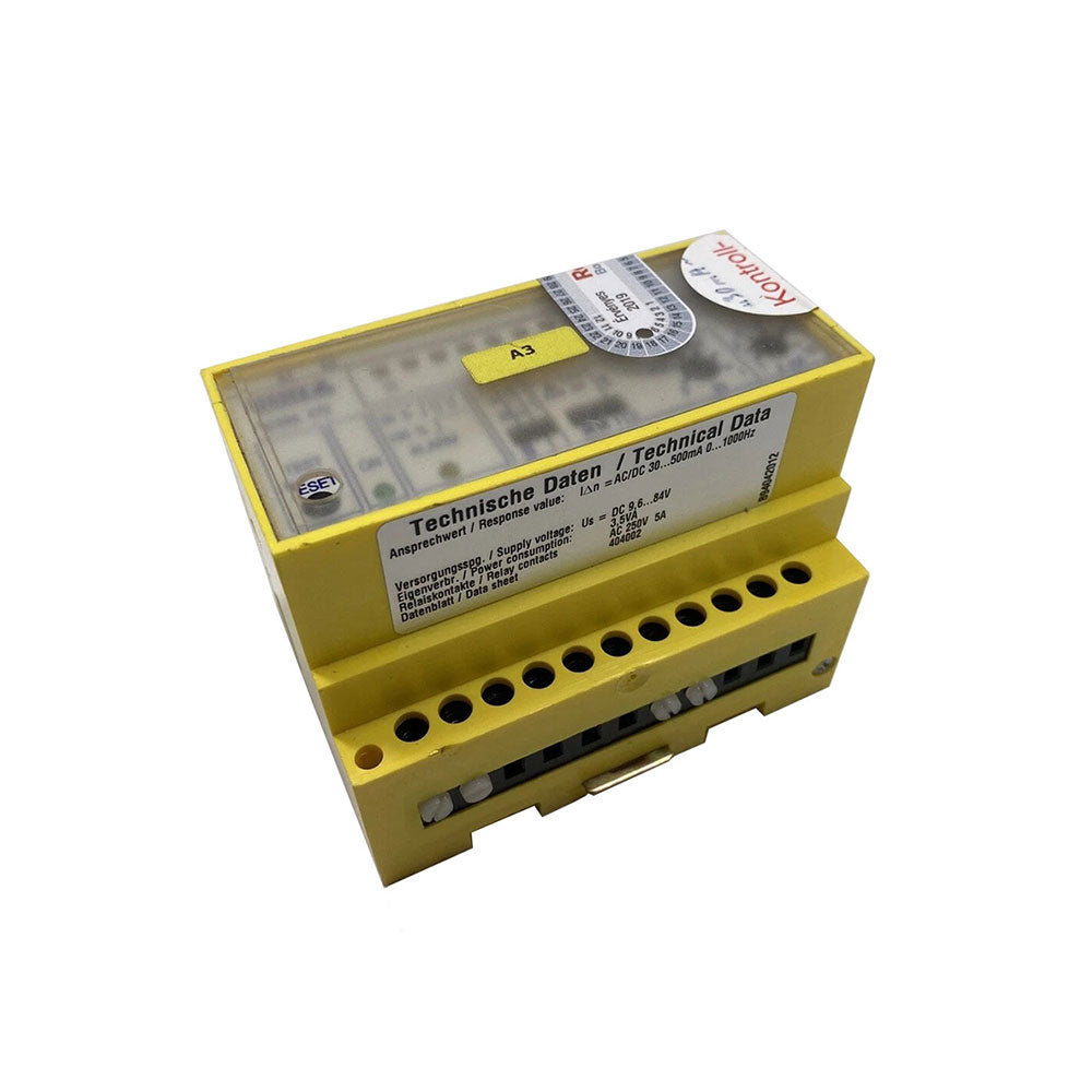 Bender RCMA472LY-21 Type B AC/DC Residual Current Monitor 10mA-10A 2 Relays for EV Charging Frequency Converter
