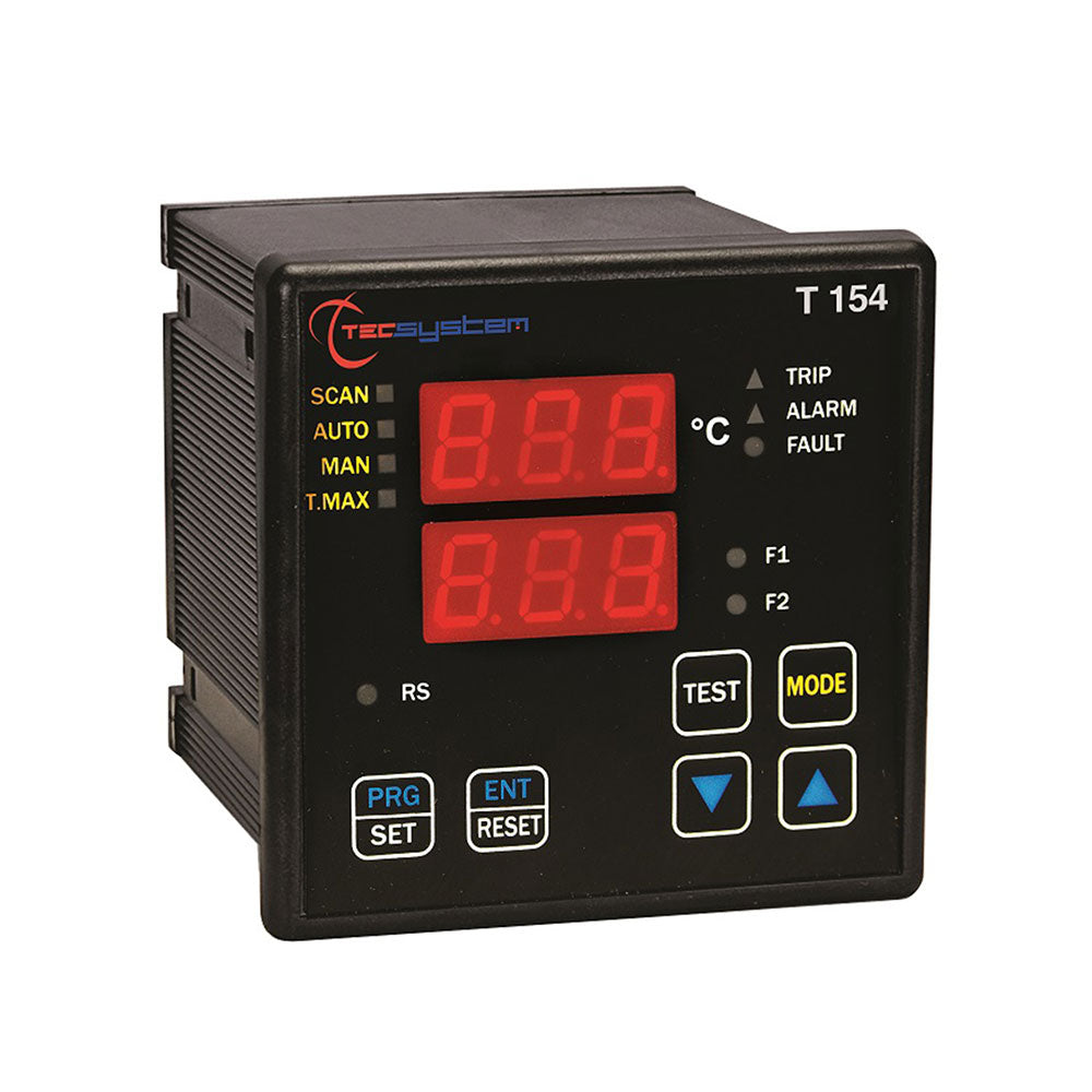 TECSYSTEM T154 4-Channel Temperature Controller 4 Relays PT100 for Dry Type Transformer