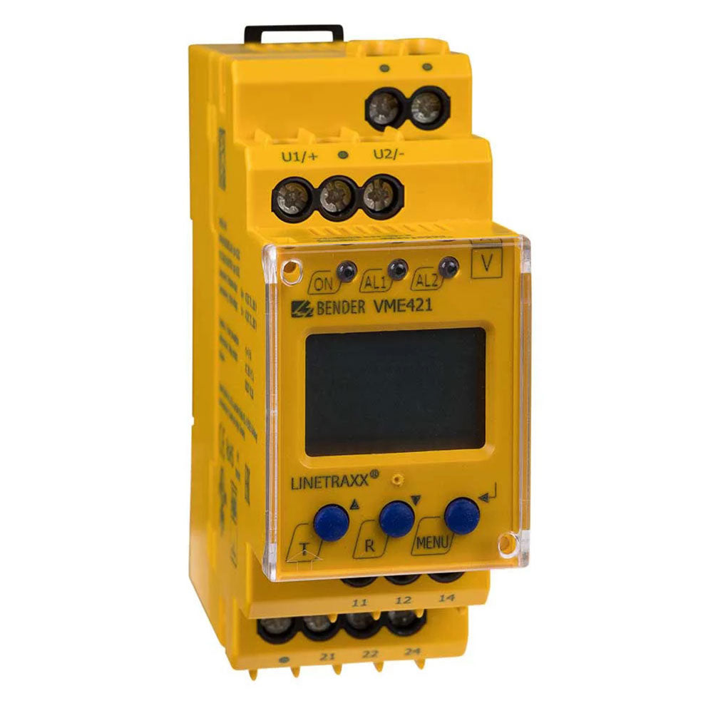 Bender VME421H-D-1 150V 15-460Hz Voltage Monitoring Relay for AC DC Systems