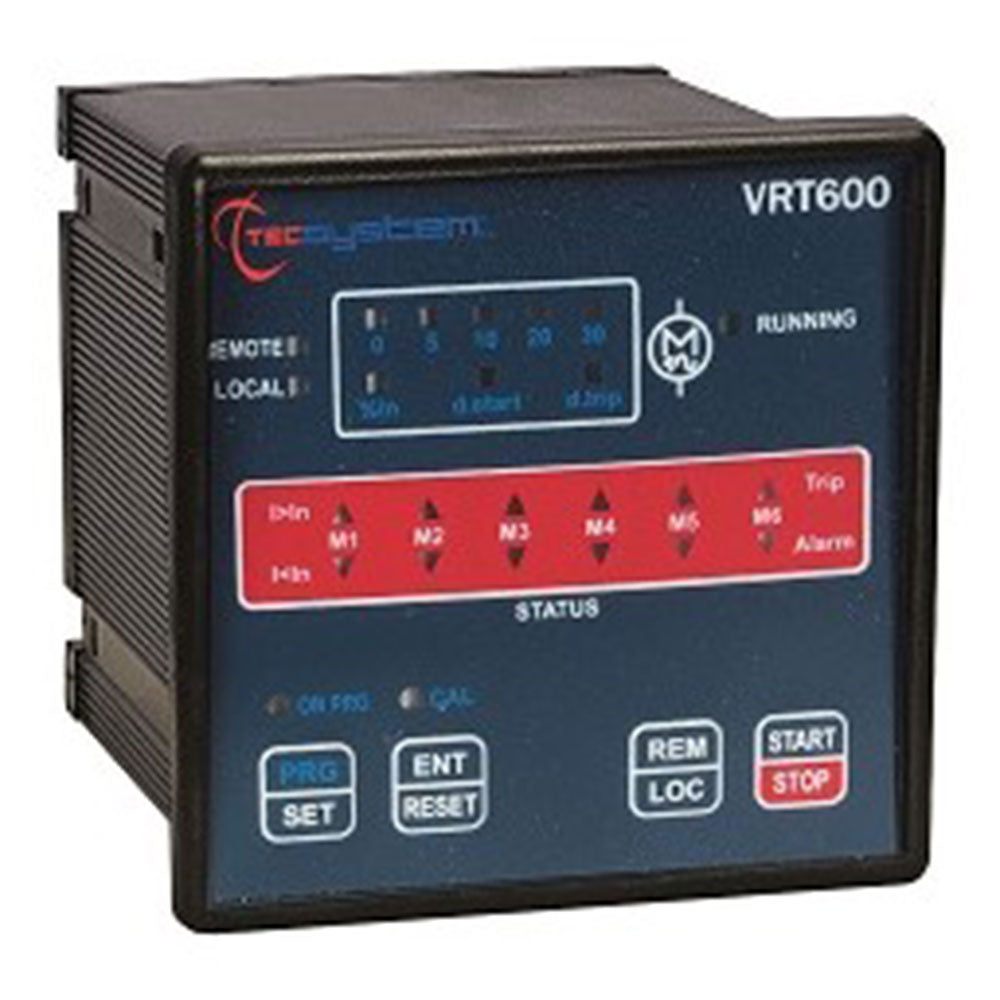 TECSYSTEM VRT600 6-Channel Fan Controller LED Temperature Controller for Transformer Cooling