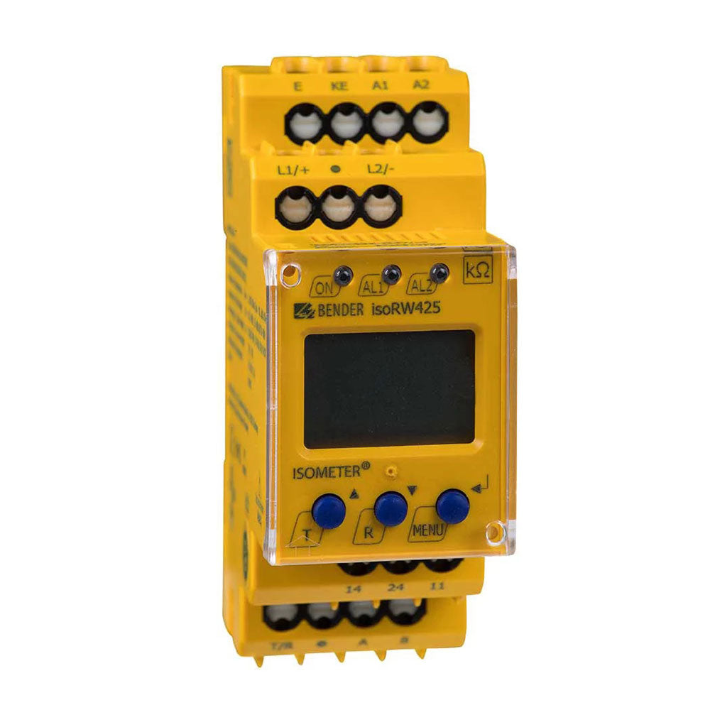Bender isoRW425-D4W-4 AC/DC 400V AC 100-240V DC 24-240V Insulation Monitor for Railway Systems