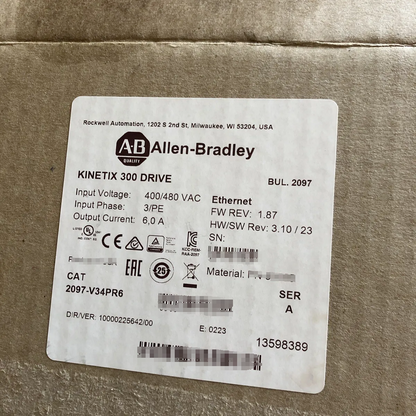 2097-V34PR6 | Allen-Bradley Drives Kinetix 300